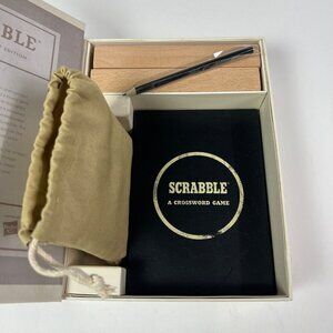 Scrabble Vintage Bookshelf Edition 2016 Unused Nice